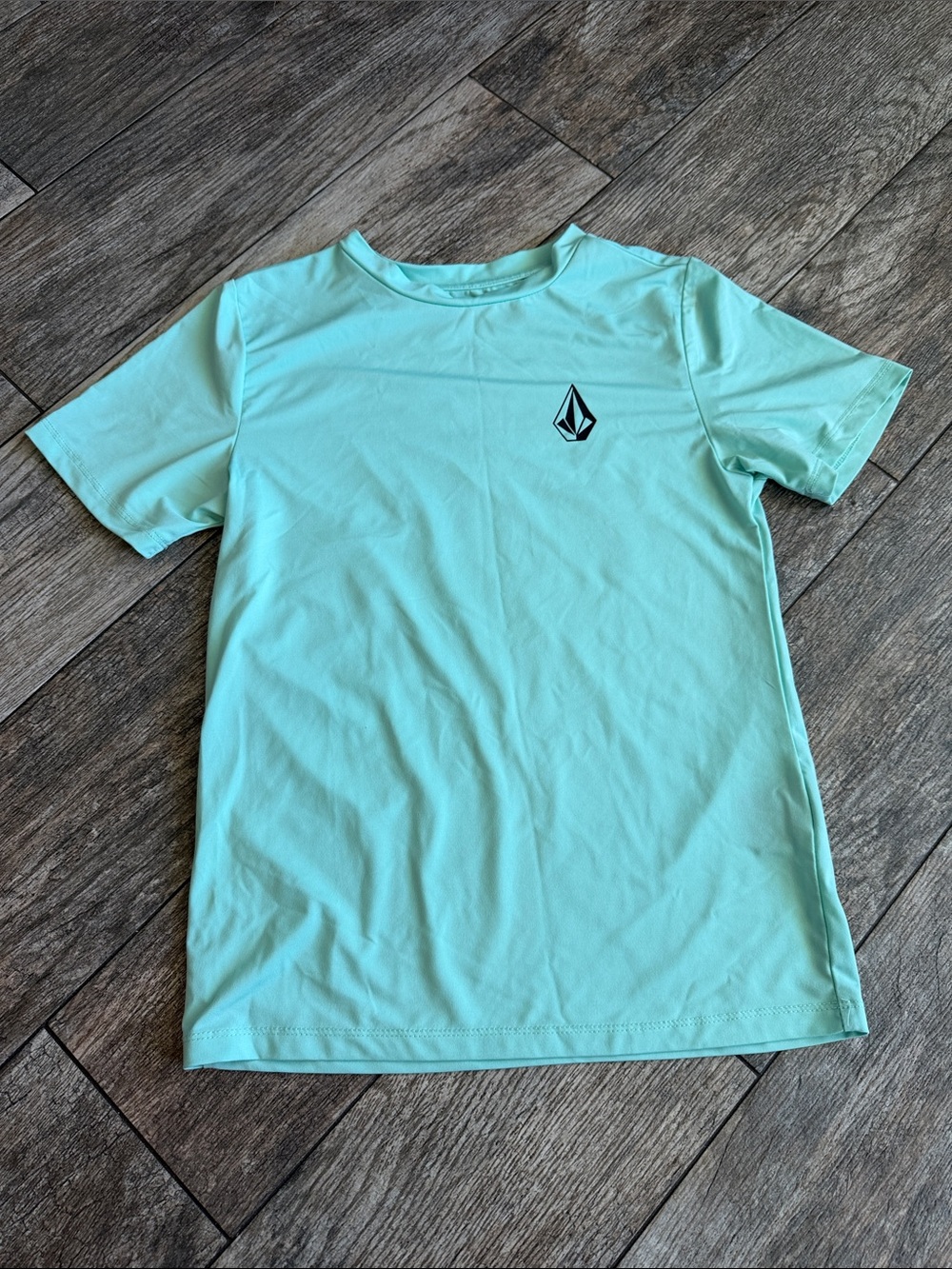 Volcom Mint Short Sleeve Logo Tee - Light Aqua